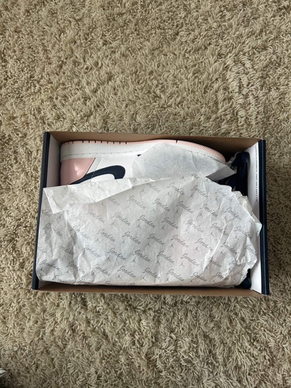 Air Jordan 1 Retro High OG SE ‘Bubble Gum’ Size US Women’s 6 Pink/Navy - Picture 14 of 15